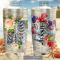 Skull And Floral In My Mind Personalized 20 Oz Tumbler For Coffee Travel And Daily Drinks