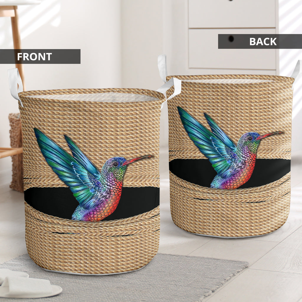 A Bird Rope Laundry Basket For Bathroom Bedroom Storage