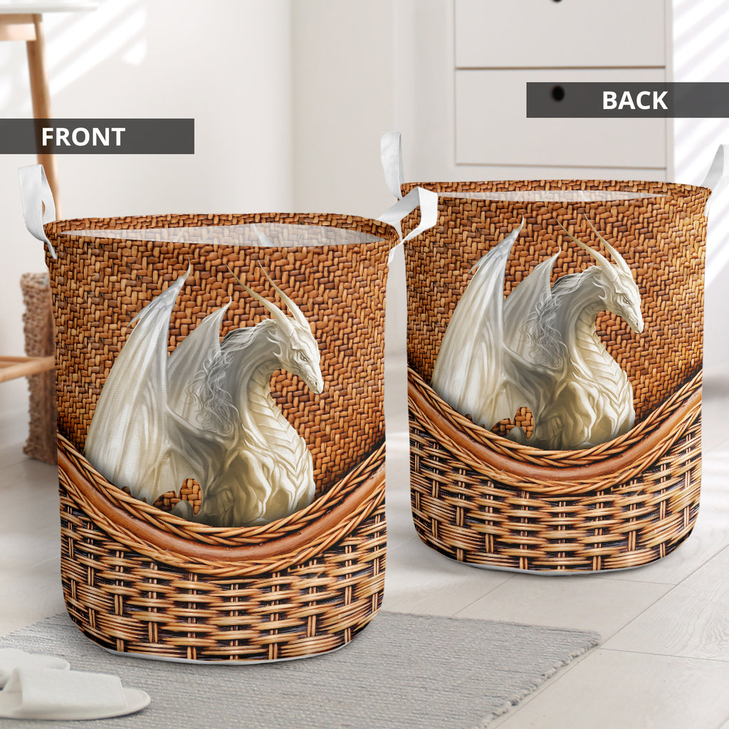 Dragon Brown Laundry Basket For Bathroom Bedroom Storage