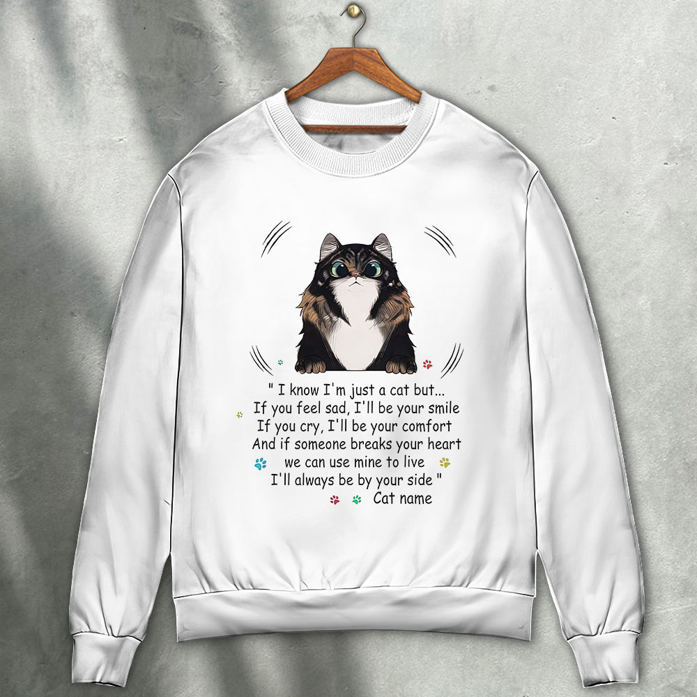 Cat Always By Your Side Sweater For Animal Inspired Style Events And Comfortable Daily Wear