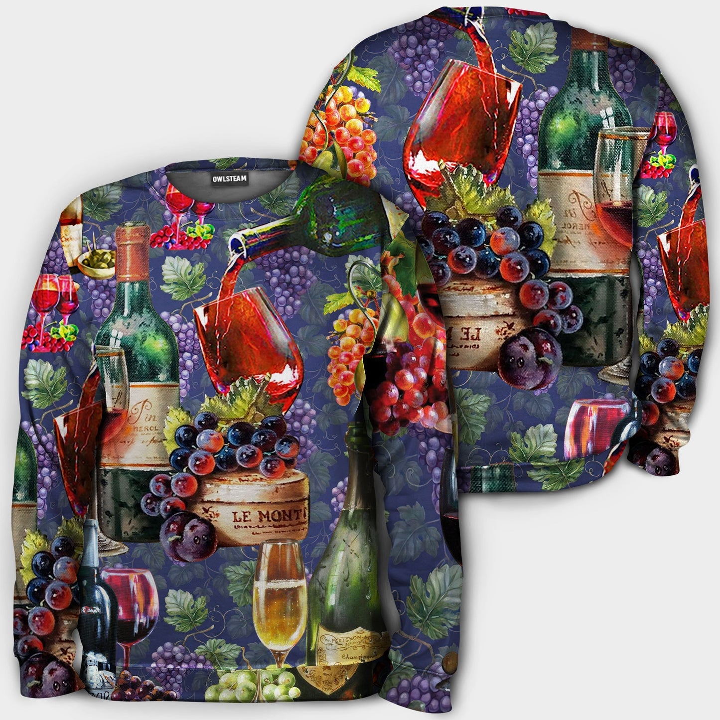 Wine Life Is Better With A Glass Of Wine So Cool - Hoodie - Owls Matrix LTD