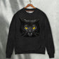 Cat Loves Dark Sweater For Animal Lovers Casual Wear Holidays And Thoughtful Gifting