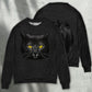 Cat Loves Dark Sweater For Animal Lovers Casual Wear Holidays And Thoughtful Gifting