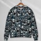 Skull Heat Energy Sweater For Art Fans Travel Parties And Distinctive Casual Style