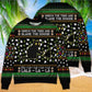 Black Cat Tree Mishap Funny Christmas Sweater For Festive Family Events Casual Wear And Holiday Gift Giving