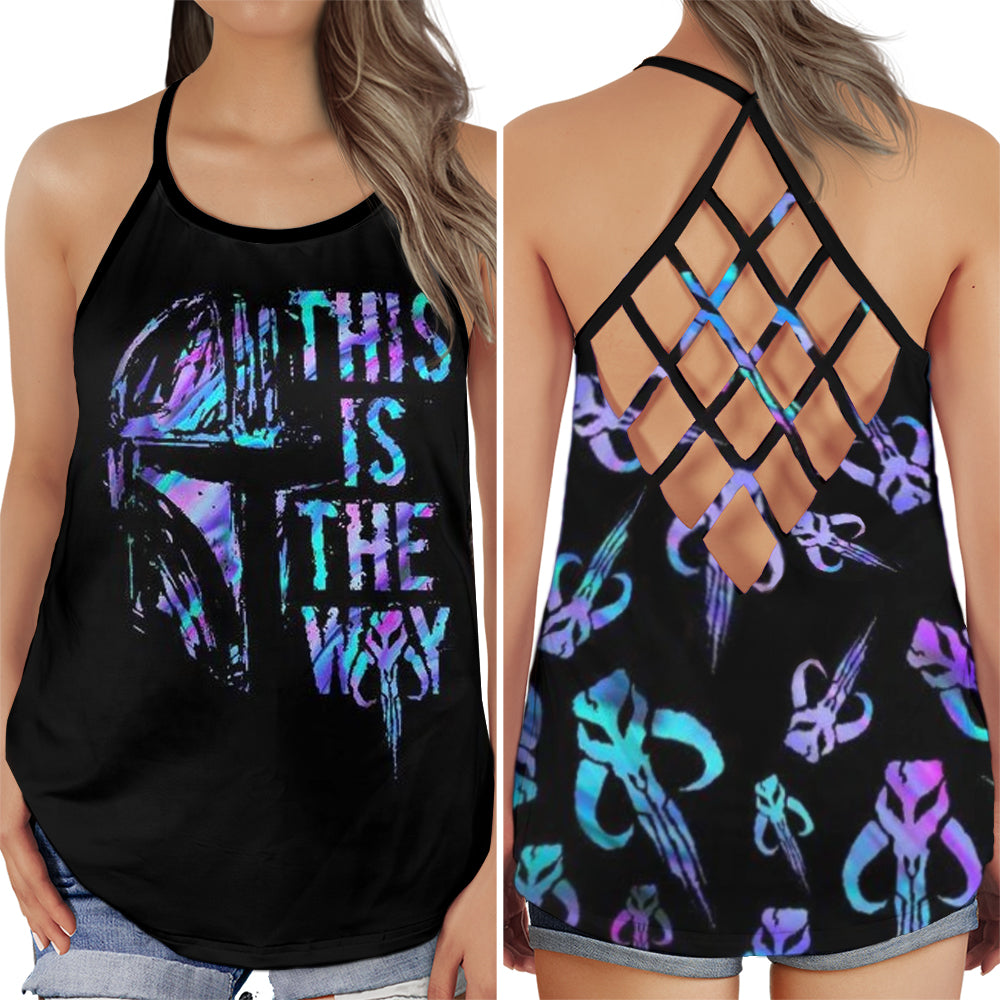 Adventure Path Black Hollow Tank Top For Yoga Workouts And Casual Wear