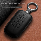 Leather Smart Car Key Cover Compatible with Chery Jaecoo J7, J6, J8; Tiggo 7/8 Pro Max; Omoda 5, C5; Tiggo 7/8 Pro Plus; Arrizo 5 Plus