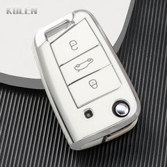3 Button S-White