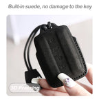 Suede Remote Key Fob Case Compatible with Great Wall GWM WEY TANK 300, 500, 400, 700, 2022, 2023
