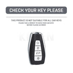 Car Key Cover Compatible with Geely Coolray X6 Geometry C Emgrand Global Kulrey Hawk GX7 Okavango – Carbon Fiber Style