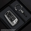 4-Button Black Warrior-Style TPU Car Key Fob Cover for Volkswagen Golf 7 MK7, Tiguan MK2, SEAT Ateca, Leon FR & Ibiza