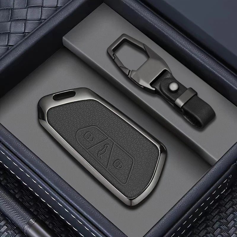 Alloy Car Key Fob Cover for Volkswagen Golf 8 MK8, ID.3, ID.4, Cupra, Skoda Octavia A8 & SEAT Leon MK4