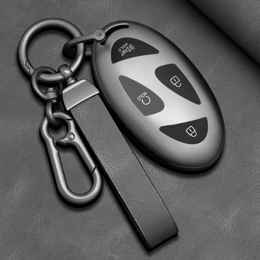 TPU Car Key Fob Cover for Hyundai Kona EV, N-Line, Tucson (2025), Grandeur GN7, IONIQ 6, Santa Fe MX5 & Garden GL – 7 Buttons