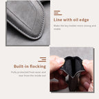 Leather Remote Key Fob Case Compatible with Land Rover Range Rover Sport, Evoque, Freelander