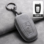 Leather Car Key Cover Compatible with Great Wall Haval/Hover H6, H7, H8, H4, H9, F5, F7, H2S, H3, H5, M6, Dargo, B07, A07
