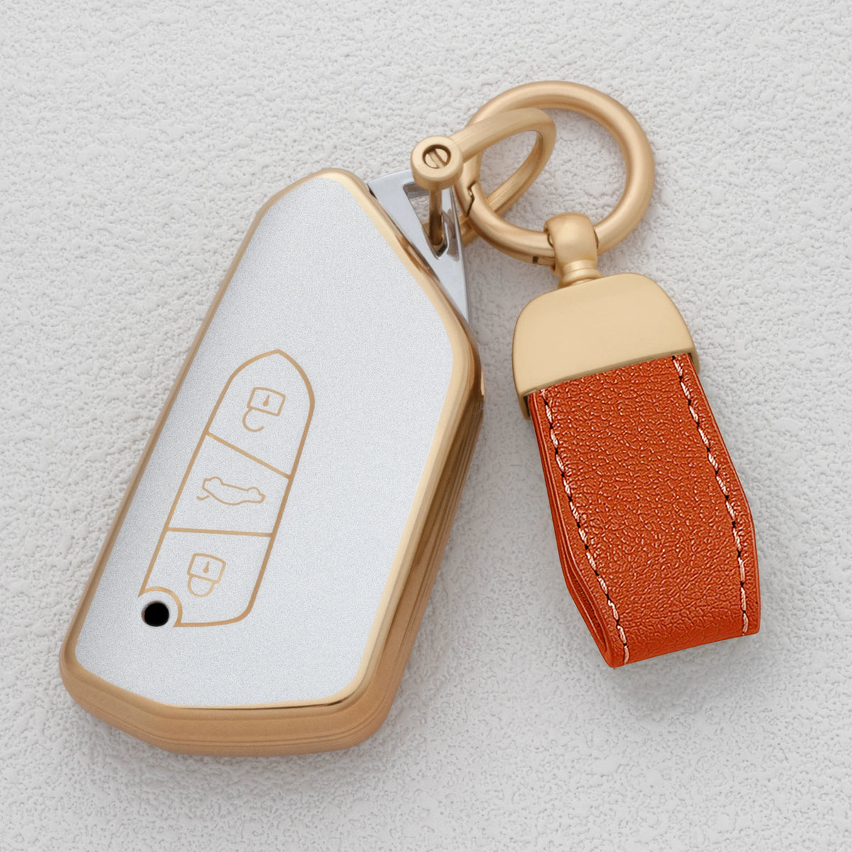 TPU Car Key Fob Cover for Volkswagen Golf 8 MK8, GTI, GTD, R, ID.3 & ID.4; Skoda Octavia A8 MK4; SEAT Leon MK4 – 2020–2021
