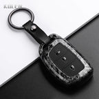 Car Key Cover Compatible with Hyundai Tucson Santa Fe Rena Sonata Elantra Creta ix35 ix45 i10 i30 i40 – Carbon Fiber Style