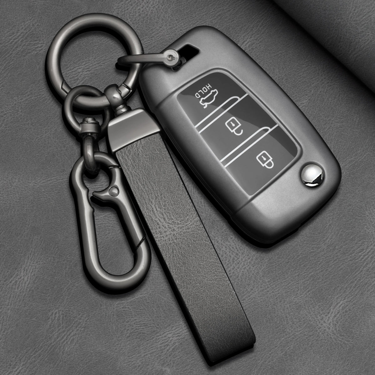 TPU Car Key Fob Cover for Hyundai Elantra, Solaris, Santa Fe, Verna, Tucson, i35, i40 & Genesis – 2017