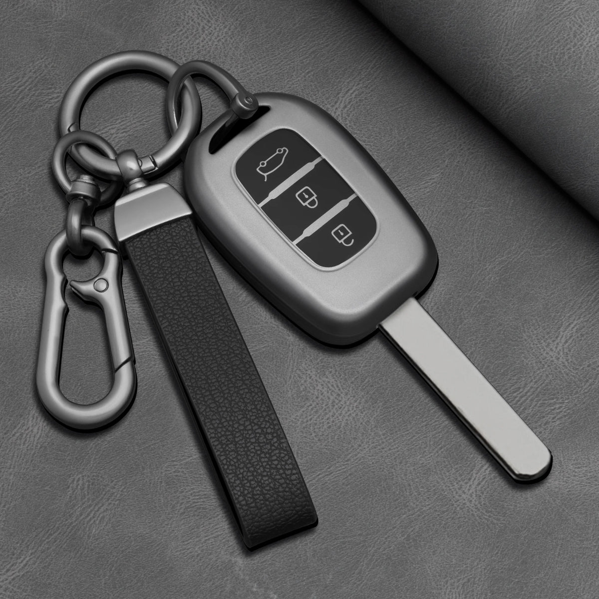 TPU Car Key Fob Cover for Renault Kwid, Trafic & Symbol; Dacia Sandero, Logan & Duster – 2016–2018 – 2/3 Buttons