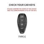 Suede Smart Remote Key Fob Cover Compatible with Hongqi HS5, H5, H6, H9, EH7, HS7, H7, L5, HS3, L9, HQ9