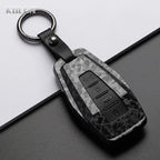 Car Key Cover Compatible with Geely Coolray Atlas Boyue NL3 Emgrand X6 X7 EX7 GT GC9 Borui – Carbon Fiber Style