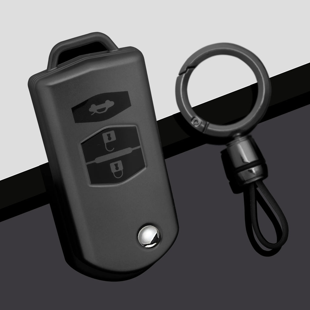 TPU Car Key Fob Cover for Mazda Demio, 2, 3, 5, 6, M3, M5, M6, CX-5, CX-7, CX-9, RX-8, MX-5 & MPV – 2/3 Buttons