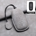 Leather Car Key Cover Compatible with Chery Jaecoo 7, J7, J8 PHEV, 2023, 2024, 2025