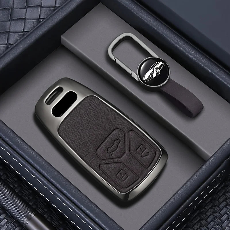 Car Key Fob Cover for Audi A4 B9, A5, A6, Q5, Q7, S4, S5, S7, TT, TTS, TFSI & RS – 8S, 8W, 4M