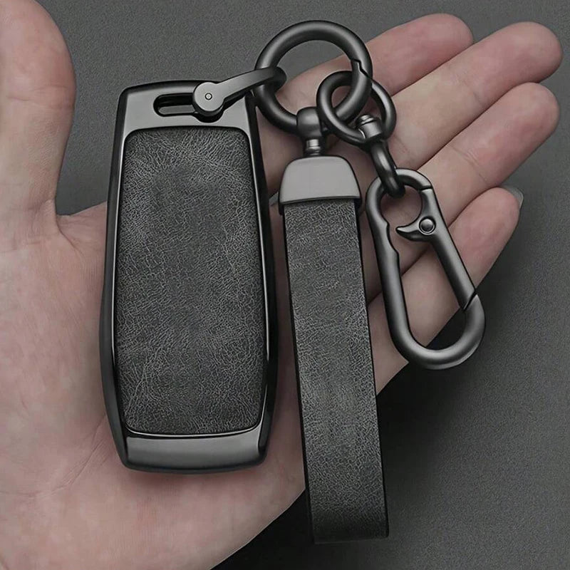 Alloy-Style Car Key Fob Cover for Mercedes-Benz A-Class, C-Class, E-Class, S-Class, G-Class, GLC, CLE, CLA, GLB, GLS & AMG – W177, W205, W213, W222, X167