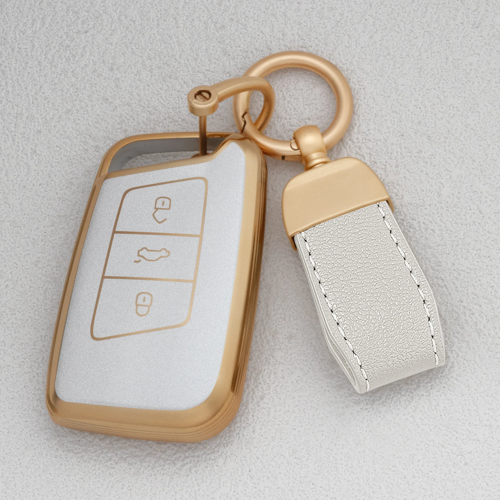 TPU Car Key Fob Cover for Volkswagen Tiguan MK2, Magotan, Passat B8 & CC; Skoda Superb