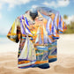 Sail Beach Sunset Hawaiian Shirt For Tropical Holidays, Outdoor Gatherings, And Everyday Comfort