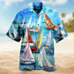 Sail Catch Wind Hawaiian Shirt For Summer Vacation, Beach Travel, And Casual Wear