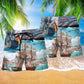 Sailing Beach Shorts Pattern Detail For Summer Travel And Bright Seasonal Outfits