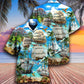 Ship Sailing Sea Hawaiian Shirt For Resort Getaways And Comfortable Summer Activities