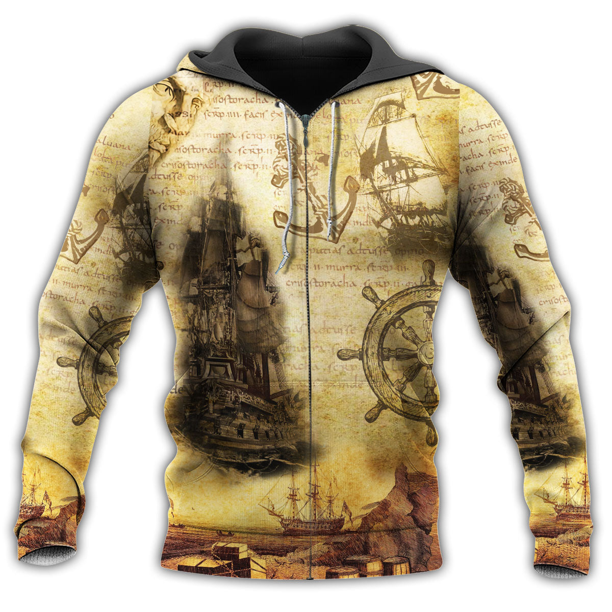 Sailing Ship Find Soul Hoodie For Comfortable Daily Outfits Holidays And Casual Wear
