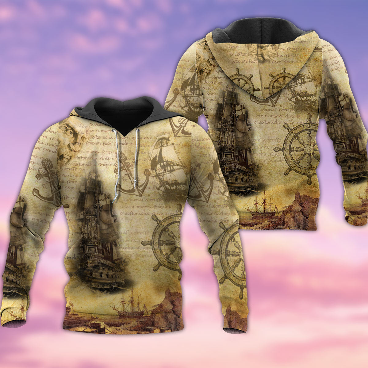Sailing Ship Find Soul Hoodie For Comfortable Daily Outfits Holidays And Casual Wear