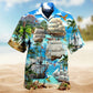 Sailing Ship Sea Hawaiian Shirt For Tropical Holidays, Outdoor Gatherings, And Everyday Comfort