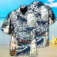 Creative Sail Dove Hawaiian Shirt For Island Vacations, Resort Wear, And Relaxed Seasonal Style