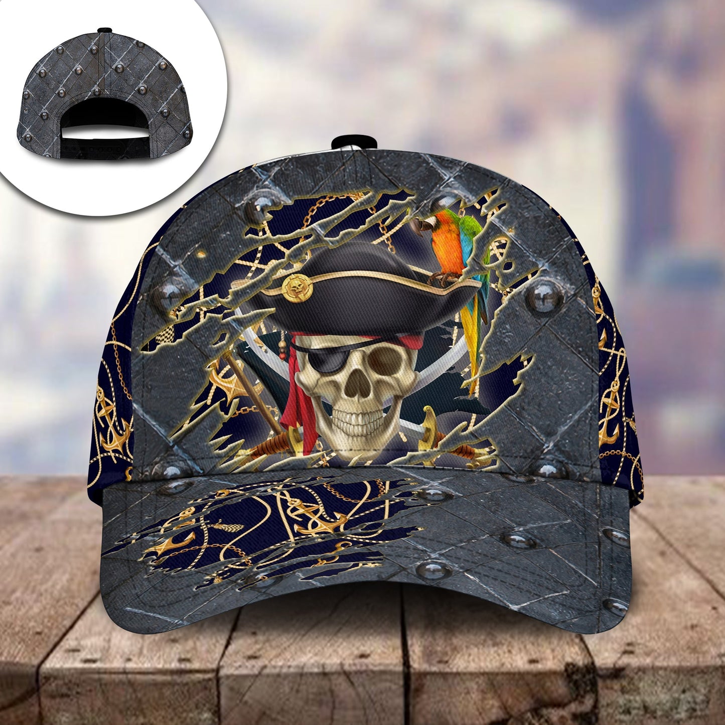 Sailor Skull Vintage Nautical Classic Cap For Seasonal Outings Outdoor Adventures And Daily Wear