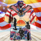 Eagle Samurai US Flag Independence Day Hawaiian Shirt Design View For Resort Travel And Thoughtful Gifting
