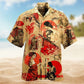 Samurai Creative Pattern Hawaiian Shirt For Beach Days, Summer Outings, And Thoughtful Gift Giving
