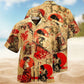 Samurai Creative Pattern Hawaiian Shirt For Beach Days, Summer Outings, And Thoughtful Gift Giving