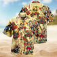 Samurai Hidden Vision Hawaiian Shirt For Island Vacations, Resort Wear, And Relaxed Seasonal Style
