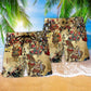 Samurai Perceive That Which Cannot Be Seen With Beach Shorts For Fantasy Fan Beach Days