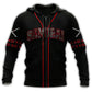 Black Red Samurai Personalized Hoodie For Heritage Inspired Streetwear Travel And Everyday Style