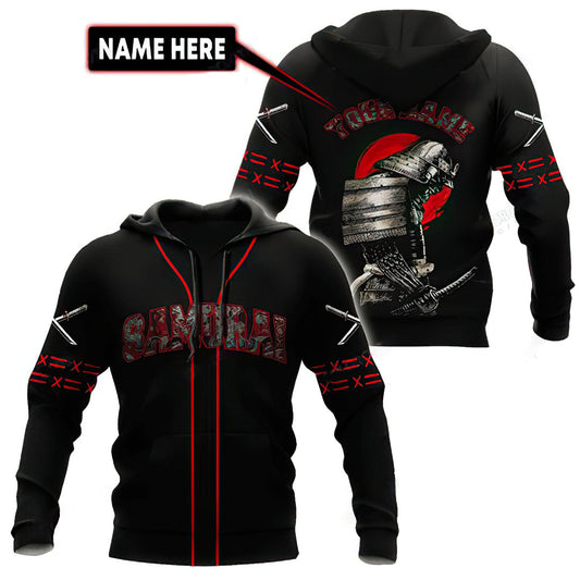Samurai Personalized Hoodie For Heritage Events Weekend Outings And Comfortable Streetwear