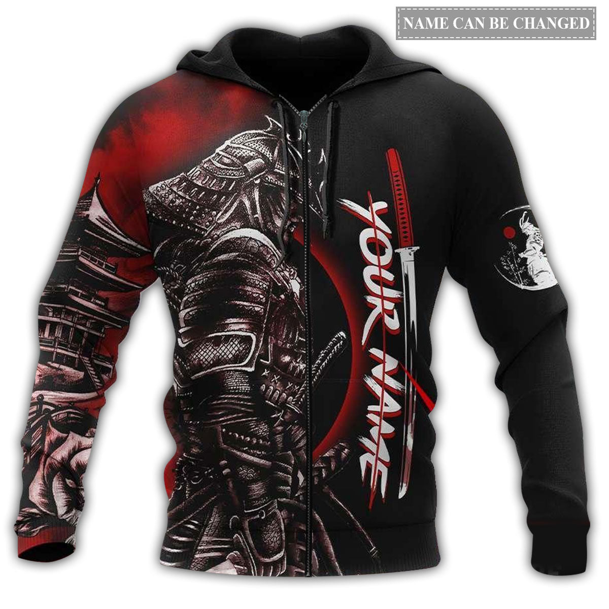 Samurai Tattoo Personalized Hoodie For Heritage Events Weekend Outings And Comfortable Streetwear