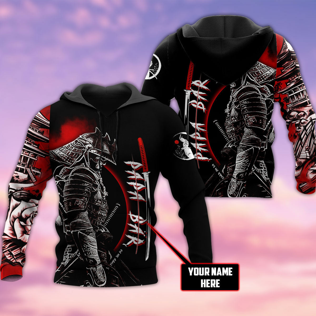 Samurai Tattoo Personalized Hoodie For Heritage Events Weekend Outings And Comfortable Streetwear