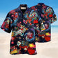 Santa Space Hawaiian Shirt For Resort Trips, Coastal Parties, And Warm Weather Style