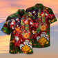 Christmas Basketball Hawaiian Shirt With Detailed Graphic For Beach Vacations Casual Parties And Warm Weather Style